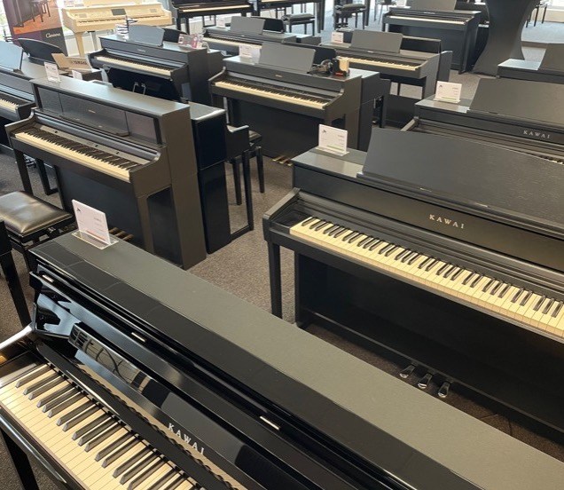 Showroom digitale piano's